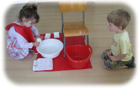 Kids exploring